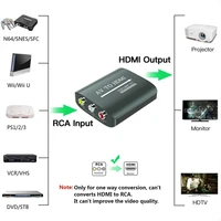 1080P HDMI-compatible To RCA AV Converter Adapter AV To HDMI Audio Video Adapter HDMI2AV Support NTSC With USB Cable For TV BOX - Image 5