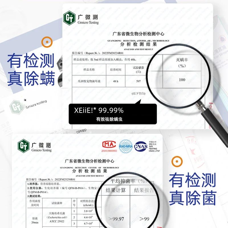 Pet Ear Drops Cat Dog Ear Cleaner Mites Removal Earwax Clean Infection Control Deodorizing Relieve Itching Dog Wash Solution pet ear drops