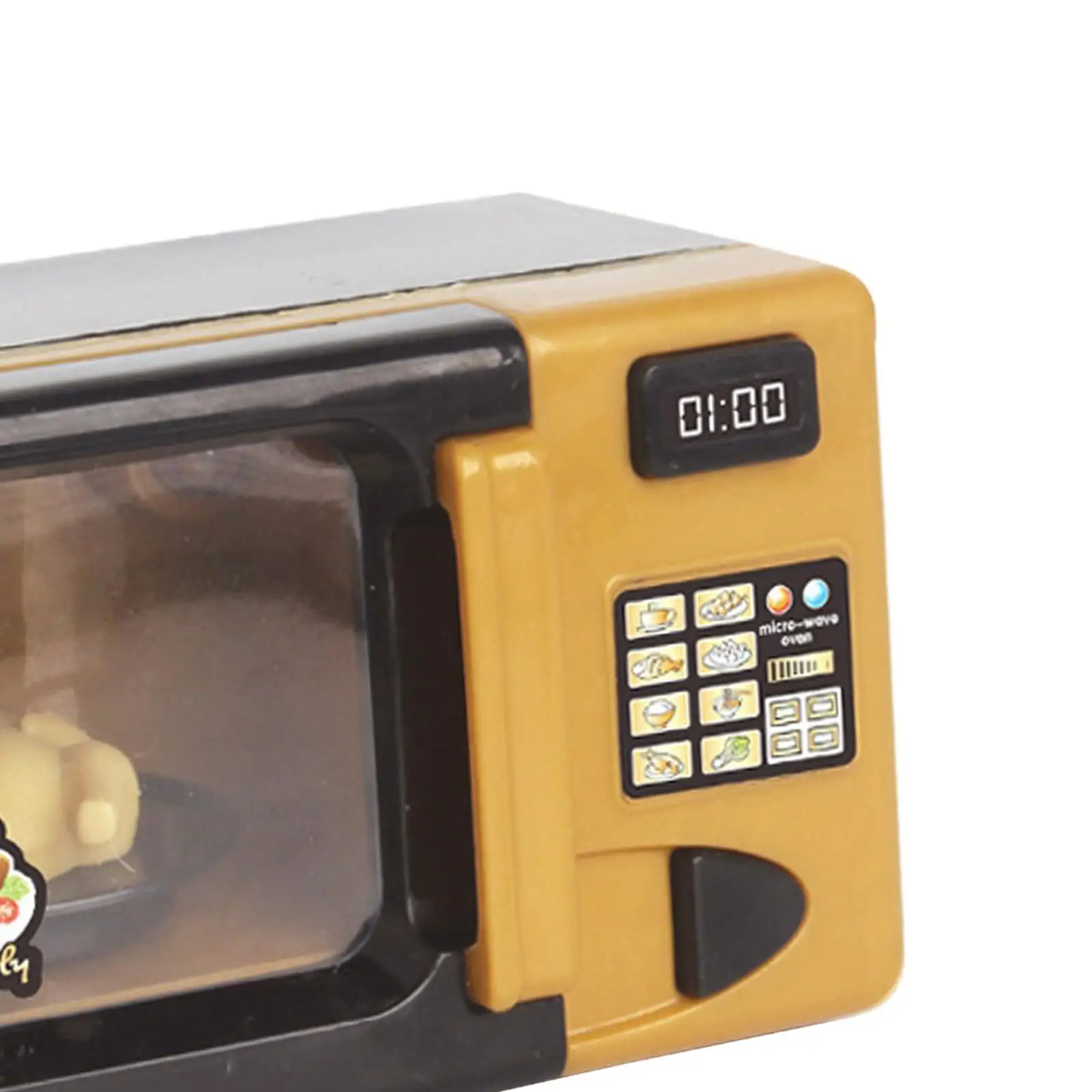 Mini Simulation Oven Microwave With Light Sound Kids Pretend Play Small