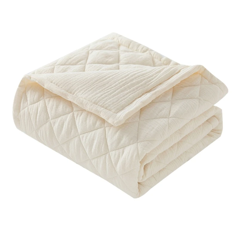 Couverture de bébé en coton Couverture de bébé douce et respirante Légère pour les nouveau-nés et les nourrissons Idéal pour les