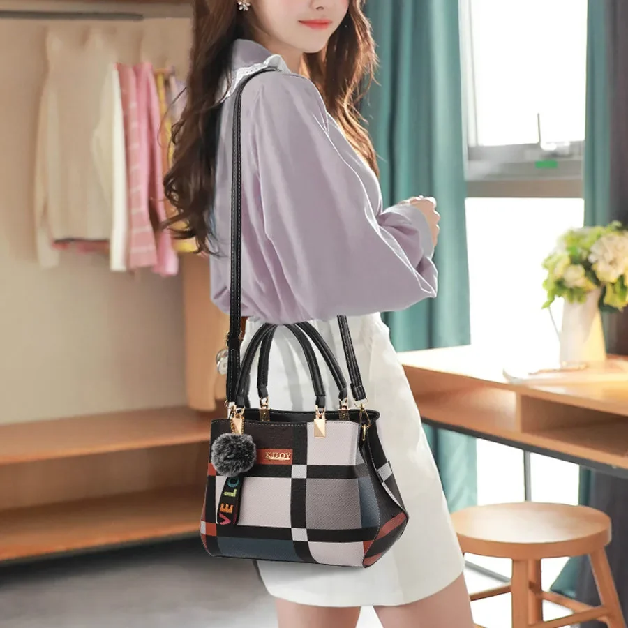 Women Leather Bags High Quality Embroidery Messenger Bags Luxury  Women Handbags Bags for Women Sac A Main Ladies Female Bag