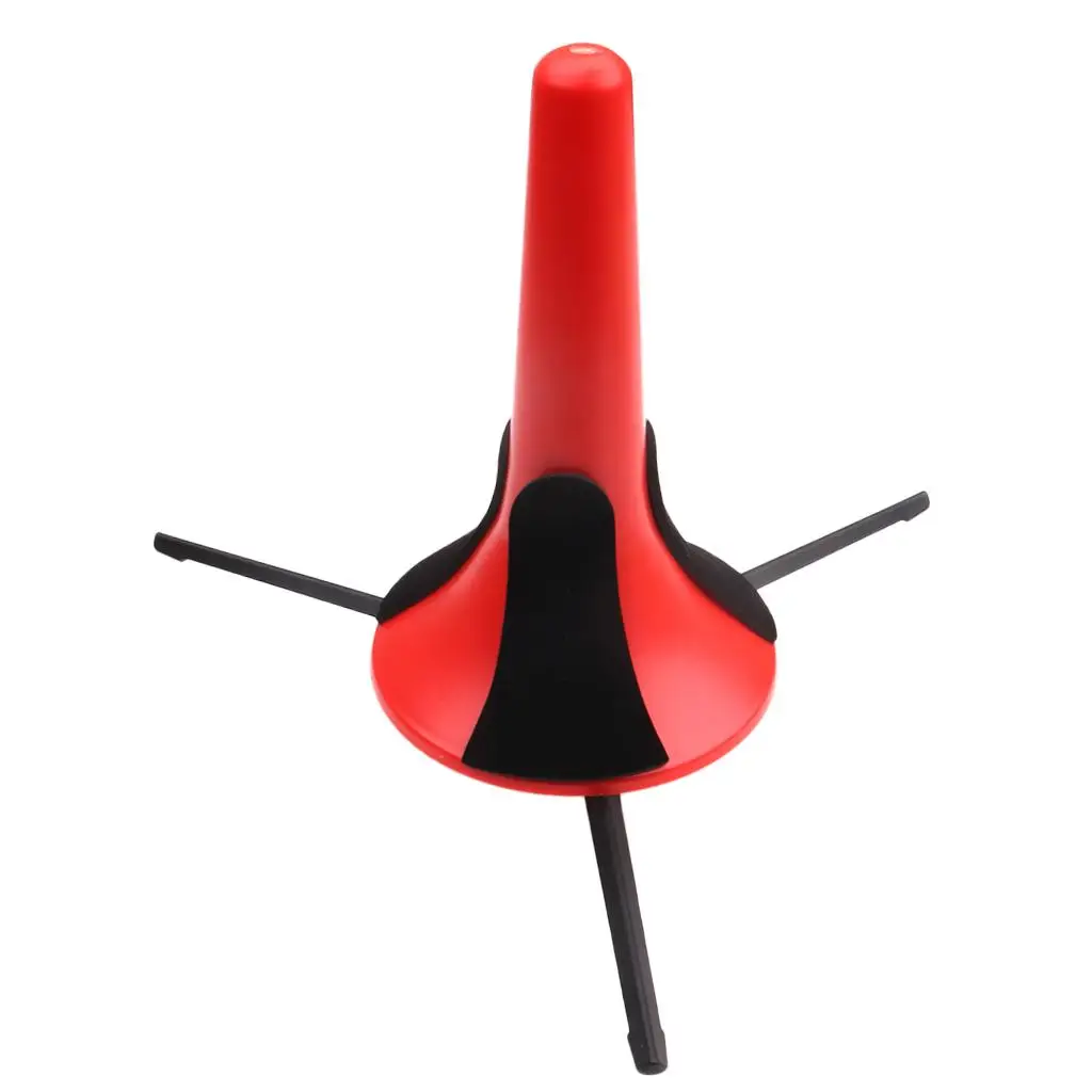 Portable Foldable Trumpet Tripod Holder Stand Music Stand Support for Trumpet with Detachable Leg Instrument Accessories