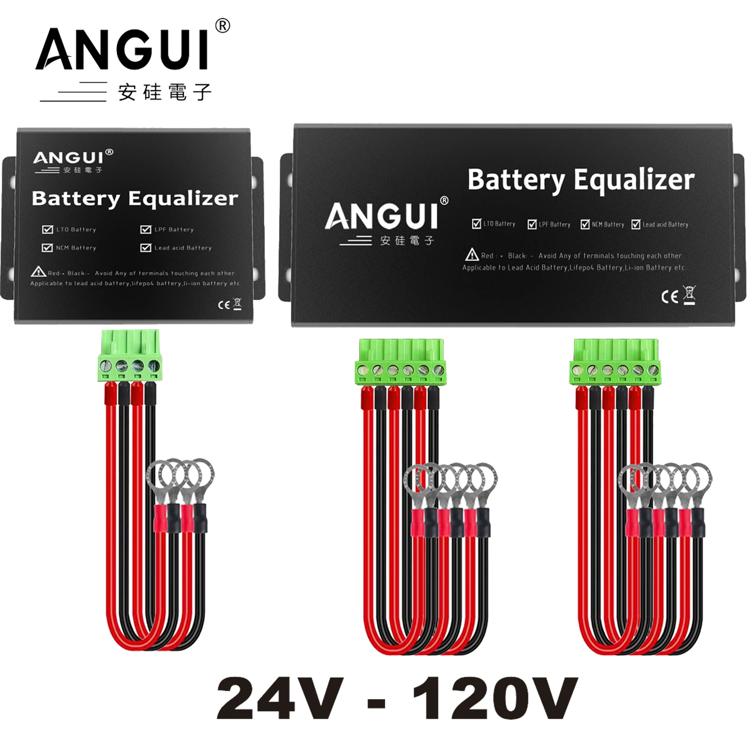 ANGUI Battery Equalizer Batteries Lead Acid Li-io Protecter 24V 36V 48V 60V 72V 84V 96V 108V 120V Voltage Active Balancer