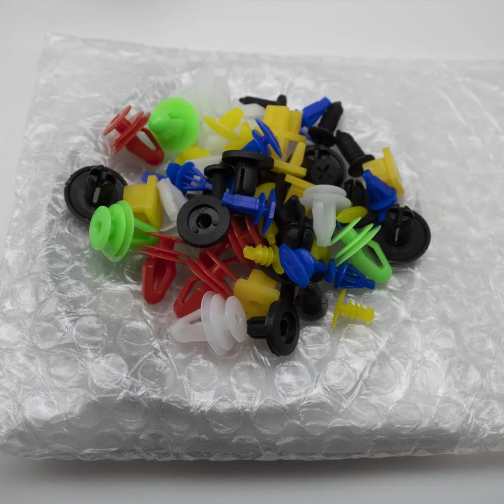 

50 Mixed Car Screws Buckles Auto Bumper Door Fender Trim Fastener Screw Car Panel Rivet Retainer Plastic Clips Inteior Parts
