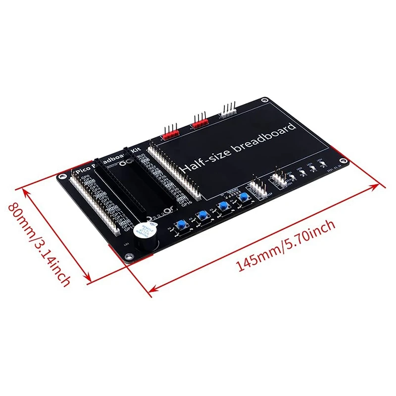 Pico Breadboard Kit - shield for Raspberry Pi Pico Botland