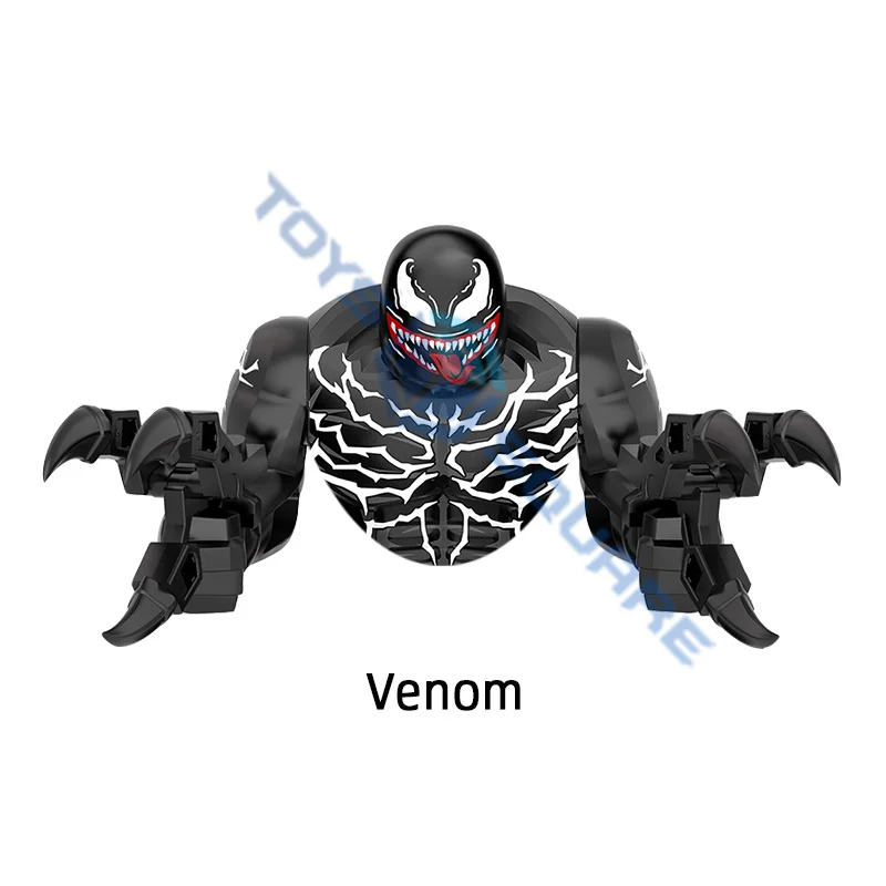 The Carnage Anti Venom Scream Cletus Kasady Eddie Brock Model Building Blocks MOC Bricks Set Gifts Toys For Kids stacking blocks Blocks
