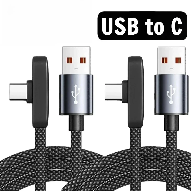 ตัวเลือกสินค้า สายชาร์จ USB-C 90 องศา 100W ชาร์จเร็ว ถ่ายโอนข้อมูล