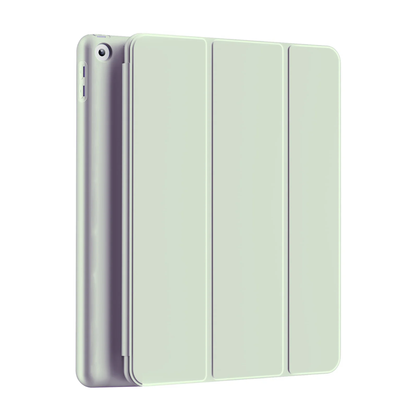 Magnetic Flip Smart Cover with Soft Silicone Back Shell