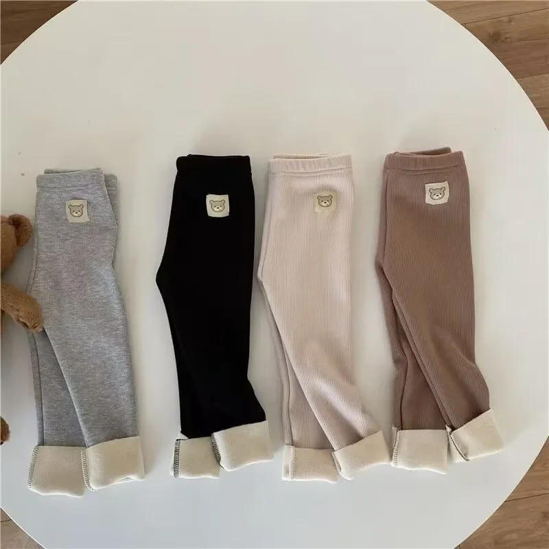 Leggings voor meisjes en meisjes, elastische leggings, winterlegging