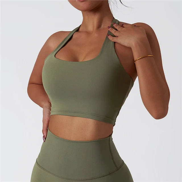 Womens Sports Bras Workout Athletic Padded Bralette Backless Strappy  Crisscross Gym Fitness Crop Top with Removable Pads Top - AliExpress