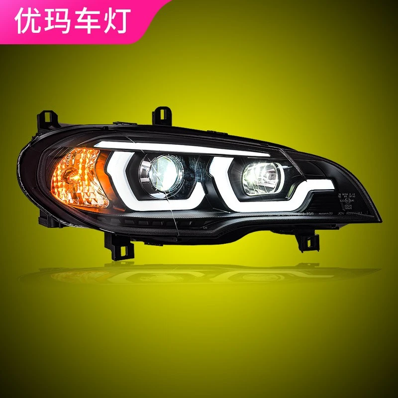 Car Styling Head Lamp for BMW X5 Headlights 20072013 E70 LED Headlight