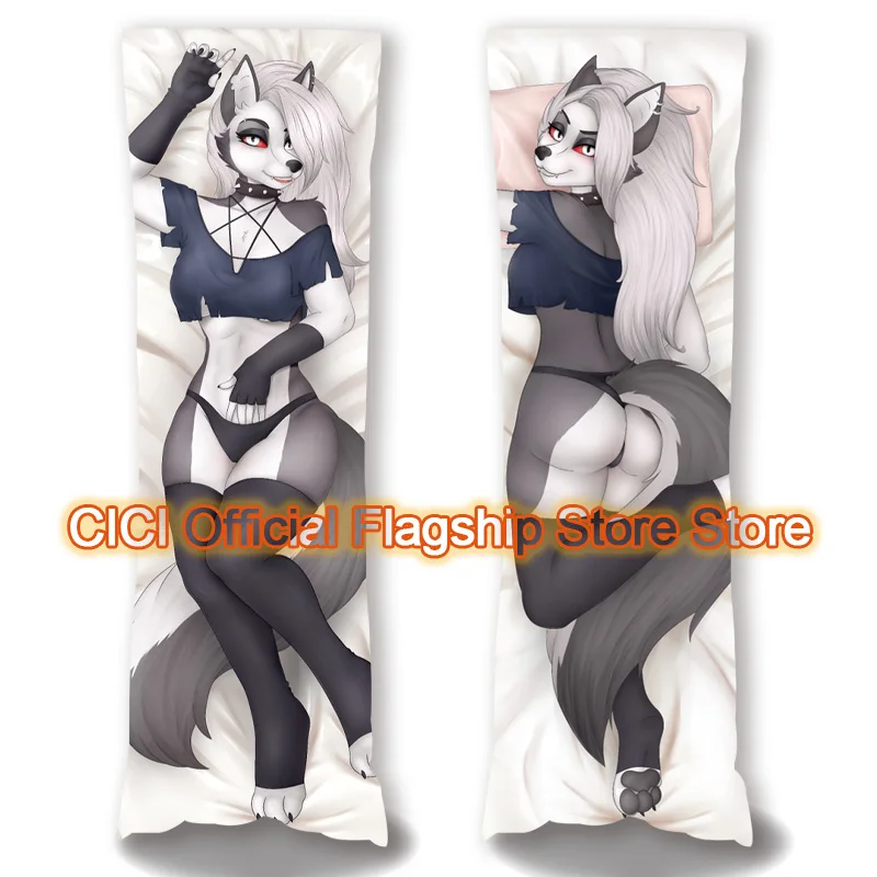 

Dakimakura Loona (helluva boss) Anime Double-Sided Print Life-size Body Pillow Cover