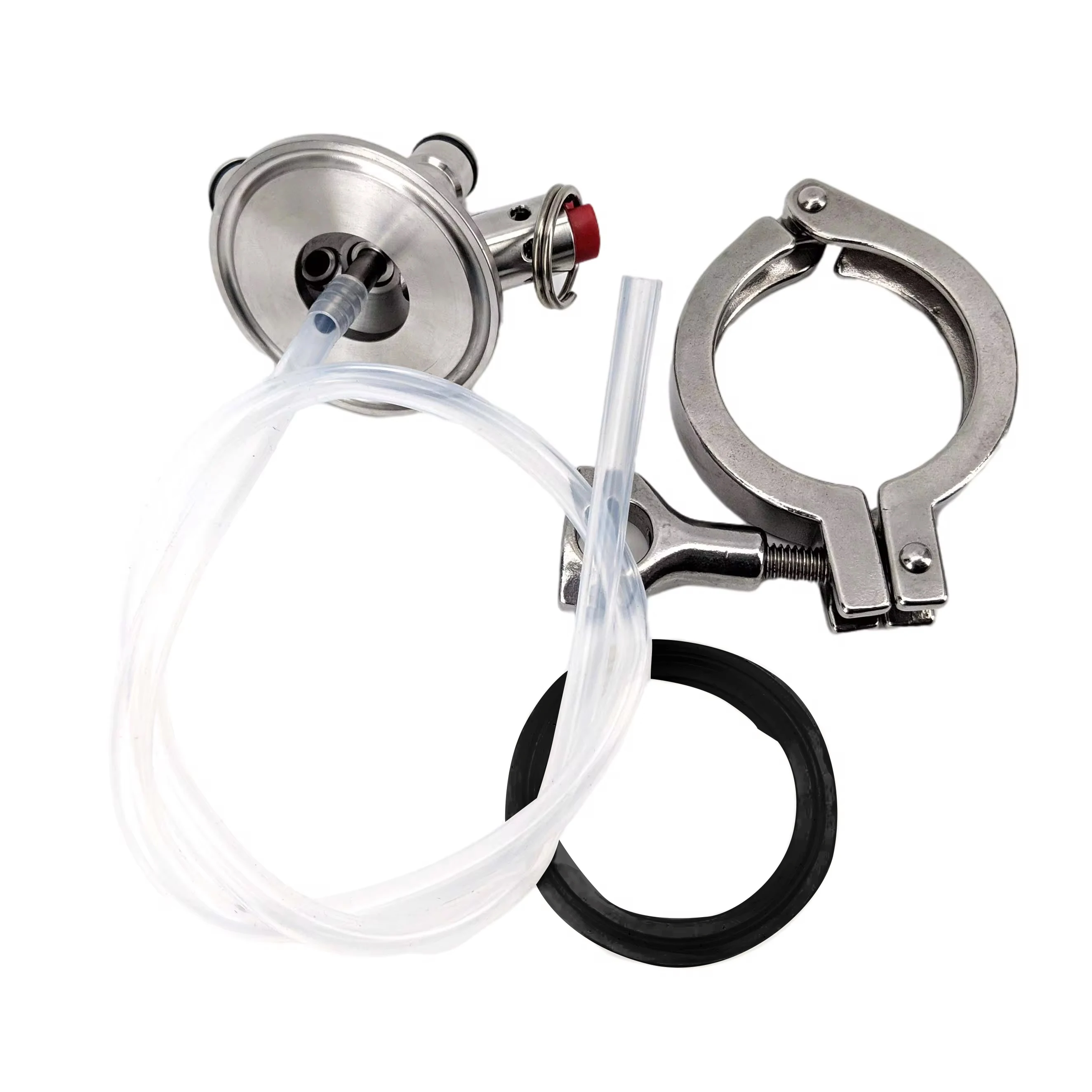 KegLand Ball Lock Tapping Head to 2 Inch Tri-Clover (Commercial Keg Adaptor) beer keg connector homebrew fitting