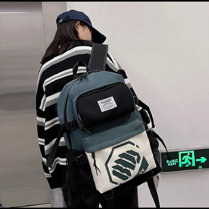 Korean popular student schoolbag male travel sports backpack girl
