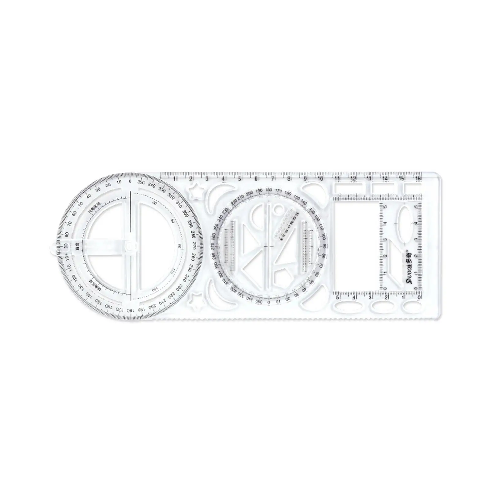 

Drawing Template Supplies Multifunctional Geometric Ruler Mathematics Drawing Ruler for Tailor Sewing Teachers Writing Building