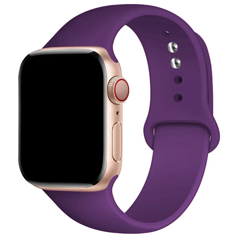 Silicone Sports Band for Smartwatch - Adjustable Loop Bracelet