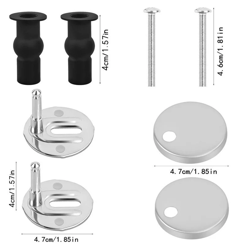 5 # 6mm toilet cover accessories Toilet cover mounting screws Top mounted toilet bolt hinge