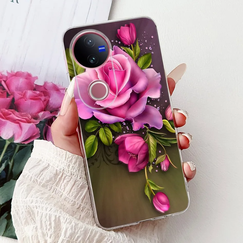 Luxury Marble Lion Soft Silicone Clear Bumper Case