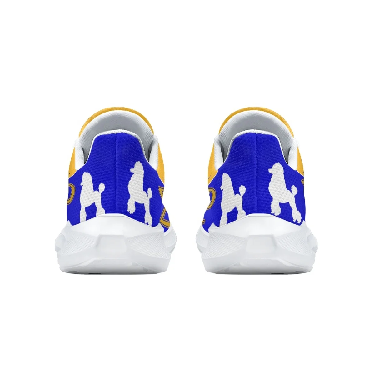 Sigma Gamma Rho Brand Design Comfortable Running Shoes Poodle Pattern Stylish Lace-up Sneakers Sorority Breathable Walking Shoes