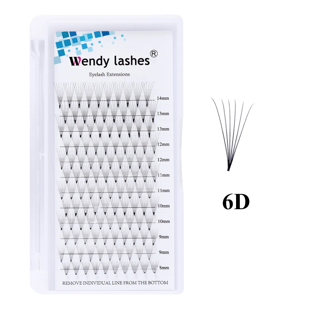 thumbnail image 1 of Pestañas postizas Wendy, extensiones de pestañas prefabricadas con volumen ruso, pestañas postizas sueltas naturales de visón sintético, extensiones de pestañas coreanas, maquillaje, 1 of 5