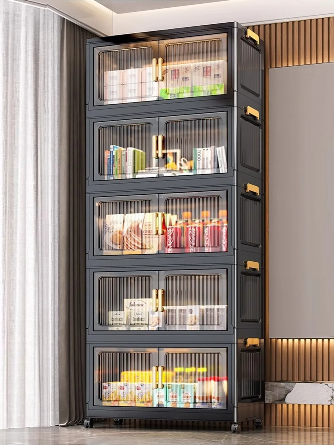 صندوق تخزين قابل للطي 72 لتر - 3 قطع