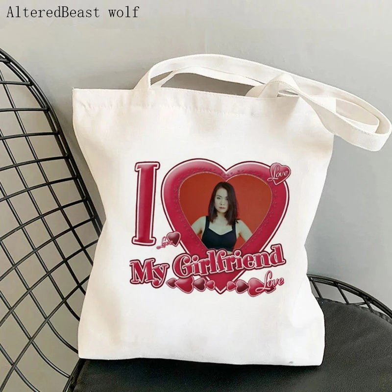 Women Shoulder bag Mitski Be The Cowboy Cartoon Bag Harajuku Shopping Canvas Shopper Bag girl handbag Tote Shoulder Lady Bag