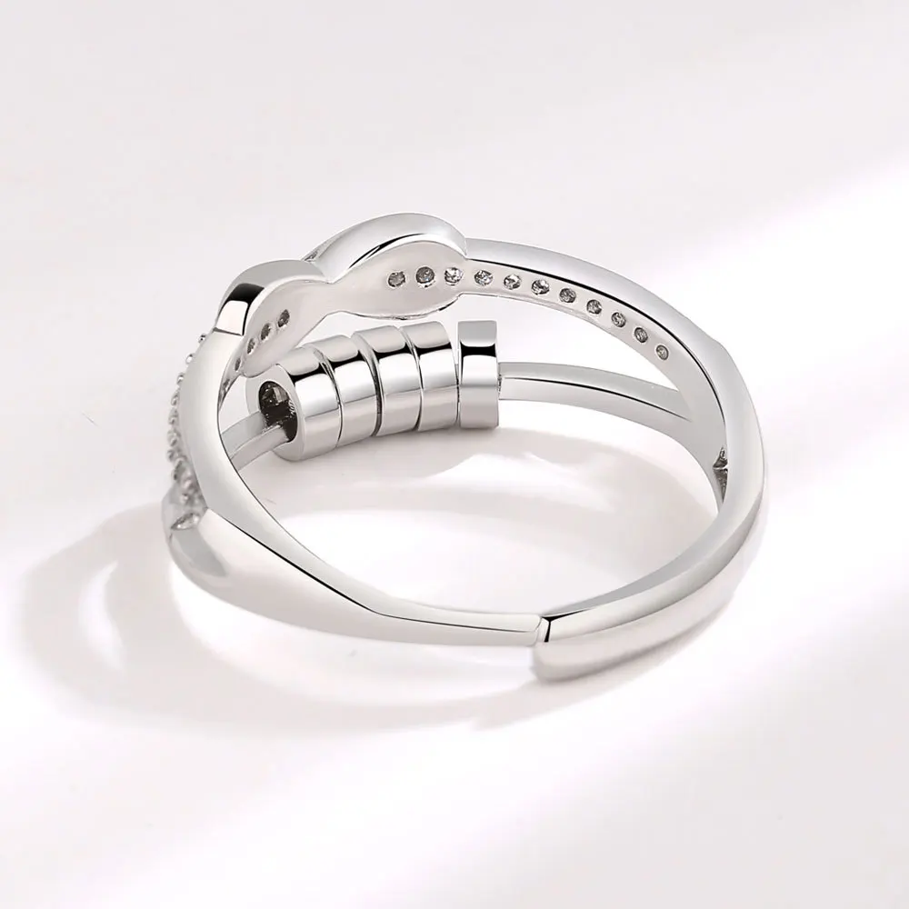 ring bague spinner femme