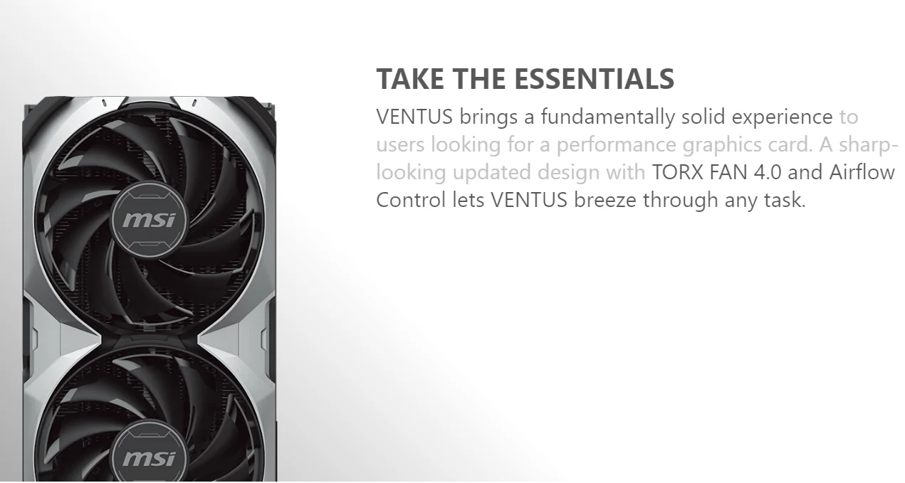 Description Picture 5 of itemOriginal Authentic MSi GeForce RTX 4070 Ti SUPER 16G VENTUS BLACK 3X OC Gaming Computer Graphics Card GDDR6X ﻿ 700W Power Supply