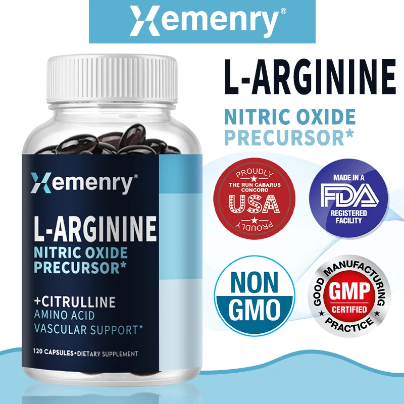 

Xemenry L - Arginine Men's Supplement Non-GMO | Gluten-Free | Made in the USA
