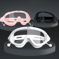 Myopia Swimming Glasses Optical Anti-Fog Swim Goggles Prescription Corrective Snorkel Mask Free Ear Plug & Storage Bag 2