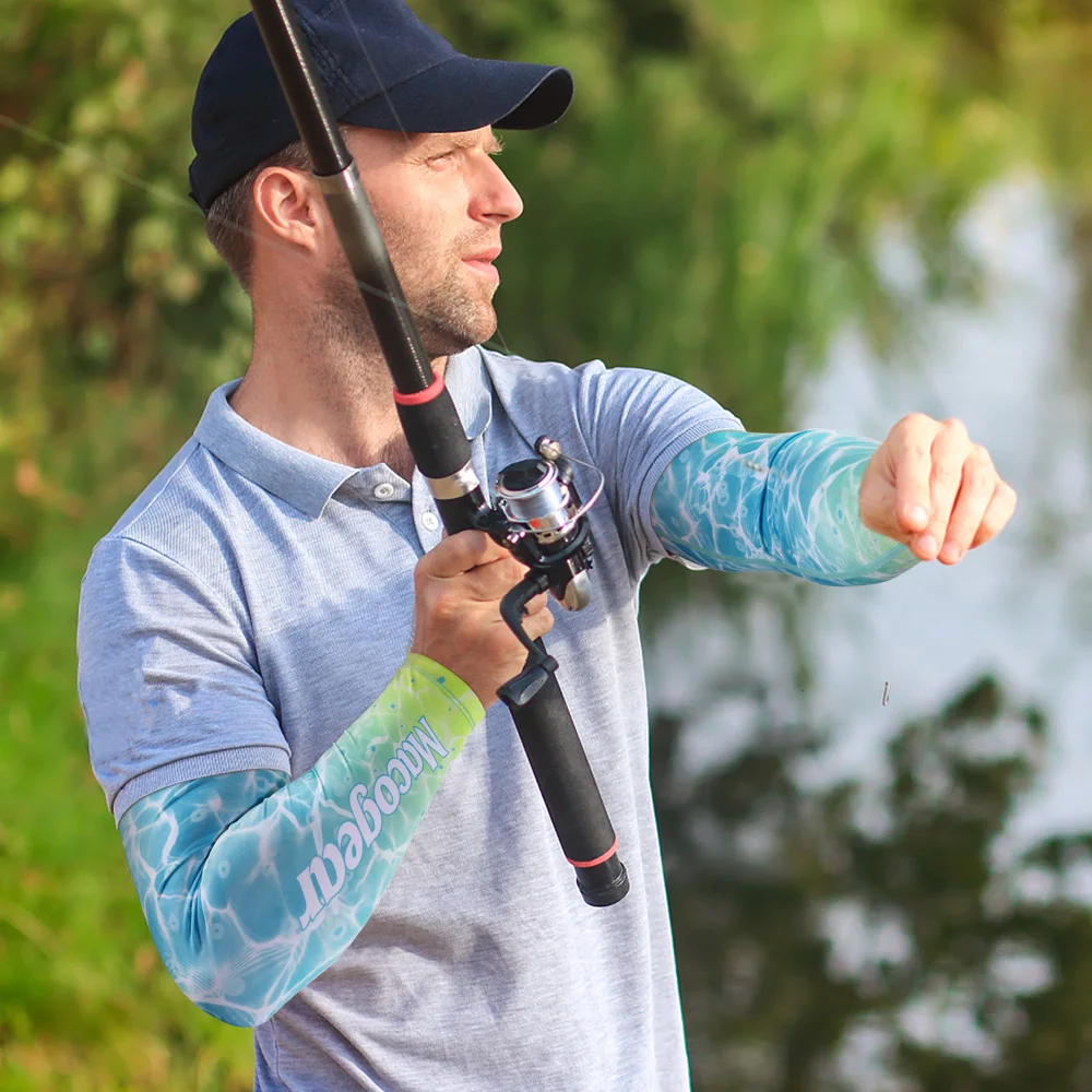 Arm Sleeves Ice Cooling Sun Protection Arm Warmers Cover Running Fishing Outdoor Cycling Basketball Hiking Hand Cuffs Men Women