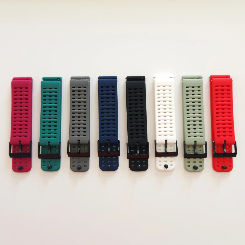 Premium 22mm Silicone Watch Strap – Versatile Wristband Bracelet Replacement Accessories  