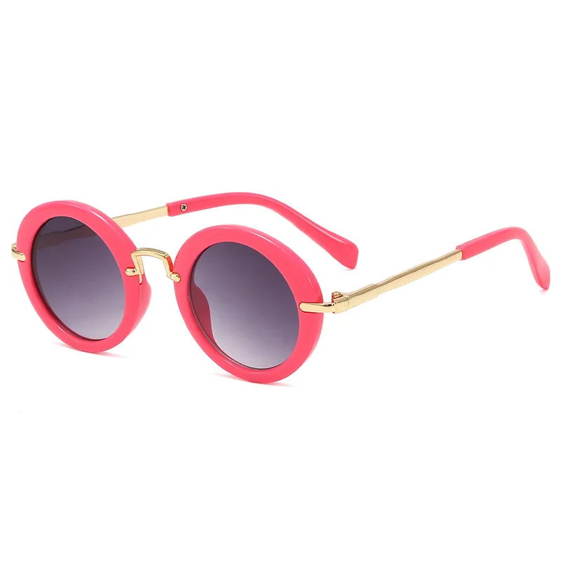 Fashion Round Glasses Children Sunglasses Classic Cute Girls Kids Sun Glasses UV400 Protection Eyewear Baby De Sol Gafas UV400
