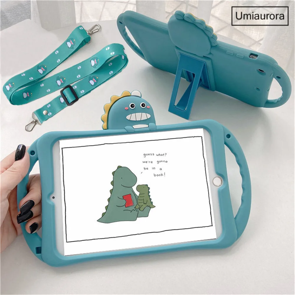 Kids Cartoon Silicone Tablet Case with Stand Feature