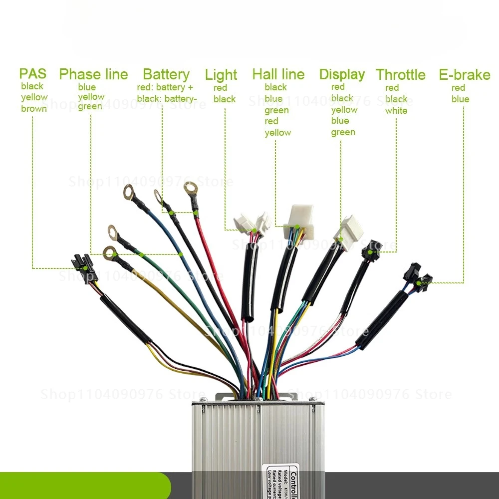 48V50A sine wave controller/electric bicycle modification accessories/suitable f