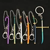 Mini One Piece Keychain 9cm Sword Weapon Model Metal Zoro Yamato Ame No Habakiri Autumn Water Katana Anime Peripherals Toy 3
