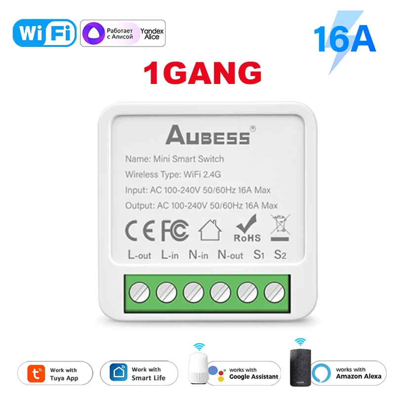 WiFi 1Gang 16A