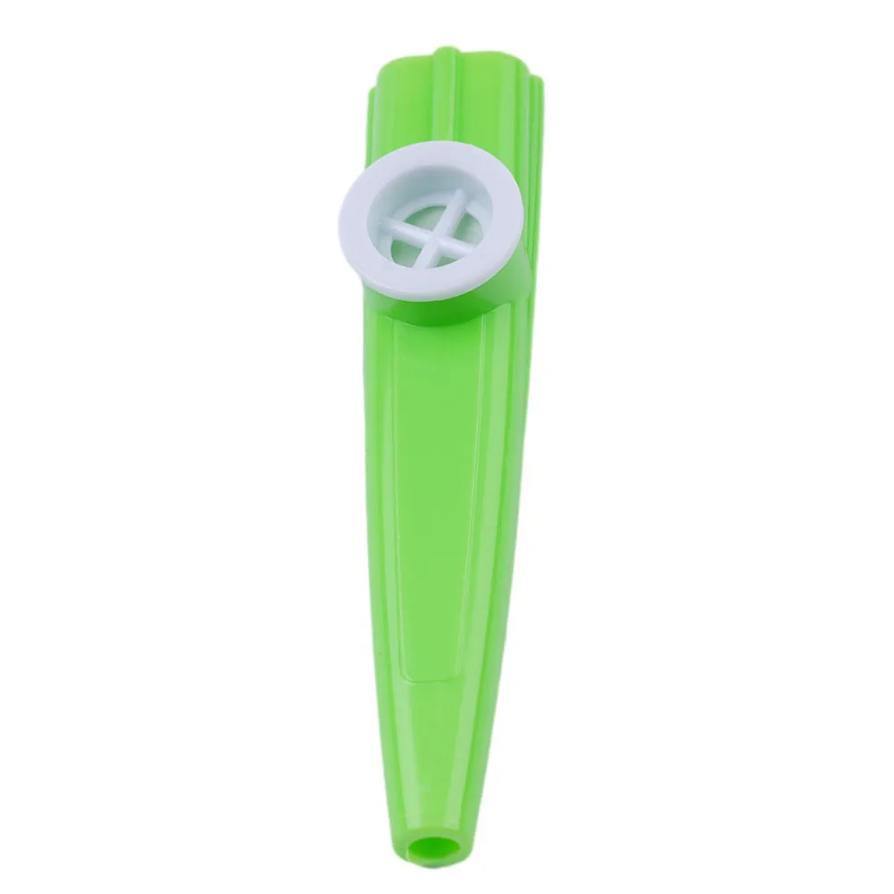 악기 1개 카주 화이트 생일 파티용 크리스마스용 그린 오렌지 플라스틱 퍼플