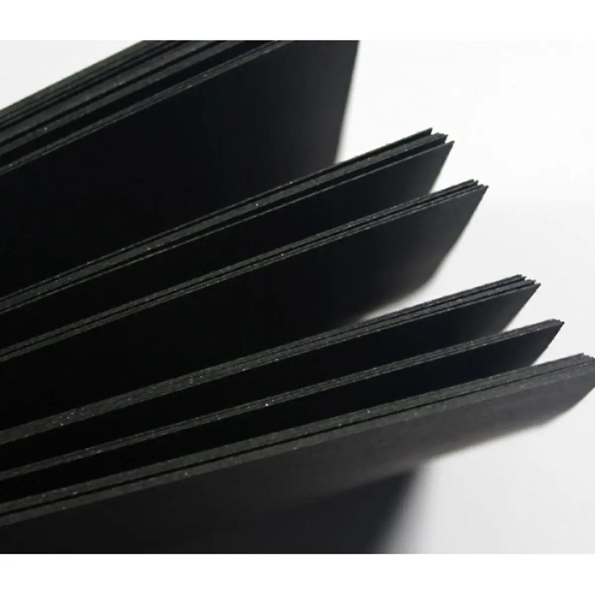 50Pcs A4 블랙 크래프트 종이 250Gsm 다목적 DIY 카드 용지 시트 스크랩북 카드 만들기 앨범 장식 미술 프로젝트