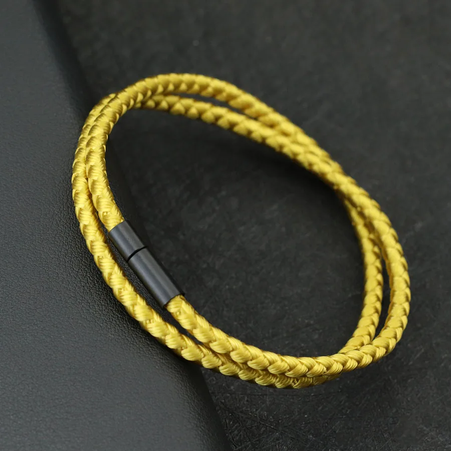 Minimalist Mens Survival Bracelet - Handmade Nautical Bangle