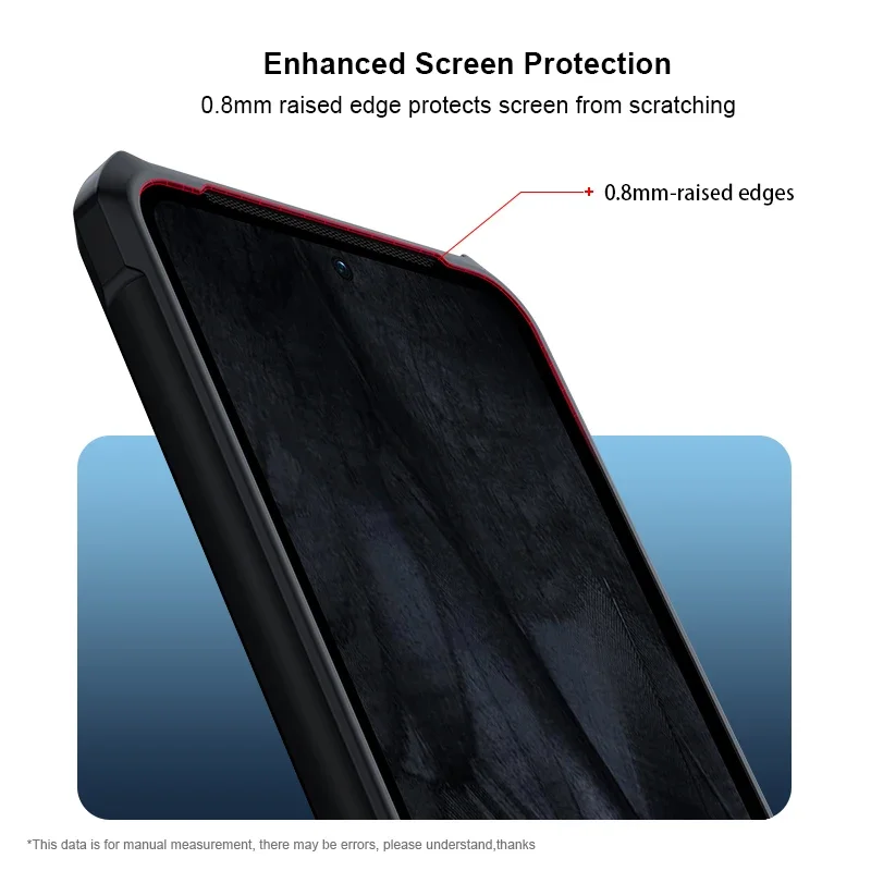 Airbag Anti-Drop Transparent Protective Case with PC+TPU Shell
