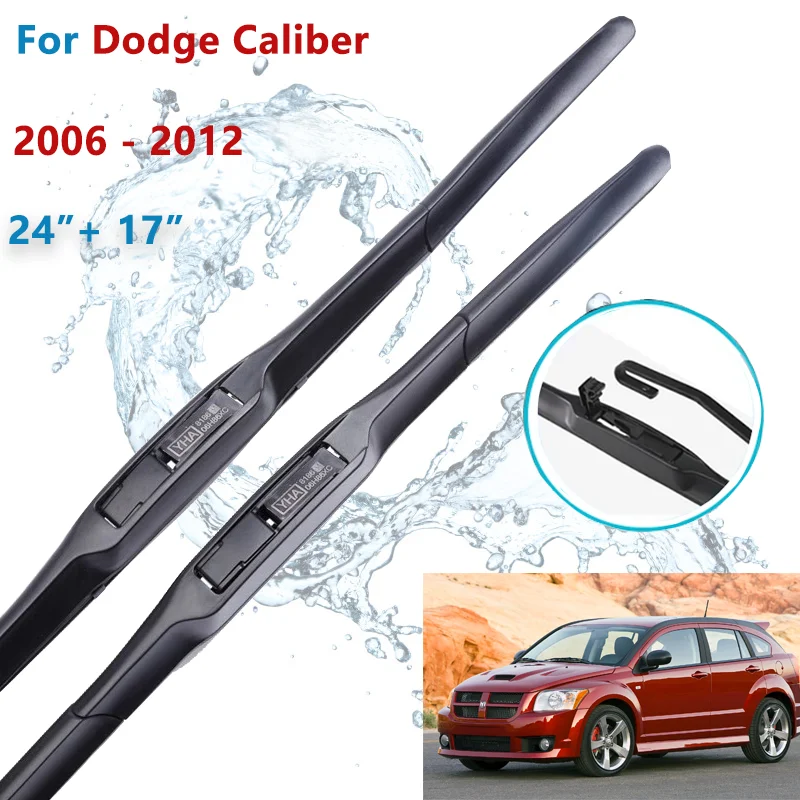 CarWiperFrontWiperBladesForDodgeCaliber20062012WindshieldWindscreenCleanWindowCar