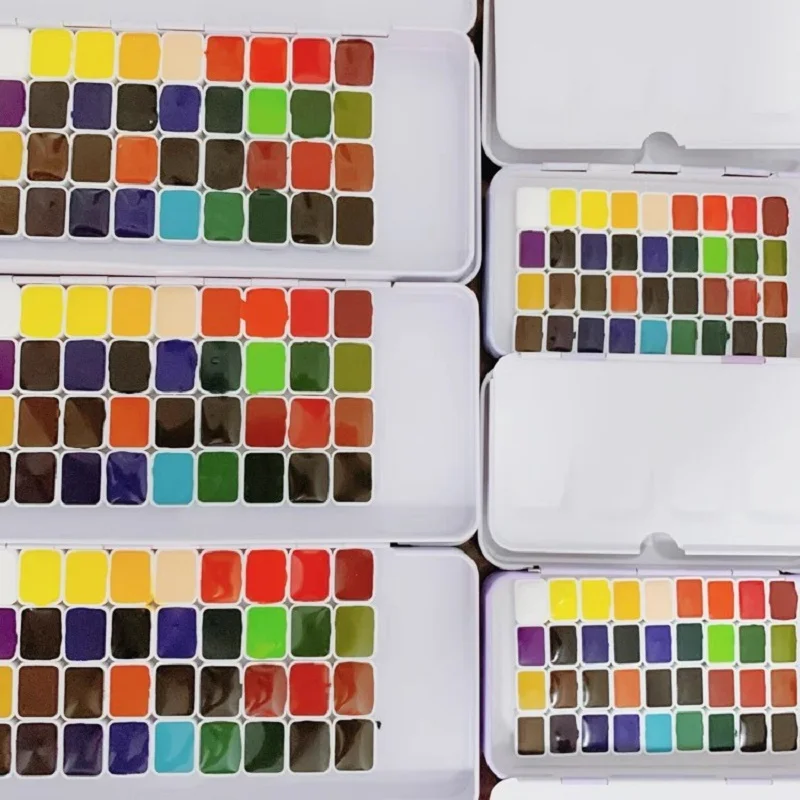 Germany schmincke academy watercolor 24 colors 36 colors watercolor dispenser 0.5ml 1ml student supplies art painting supplies