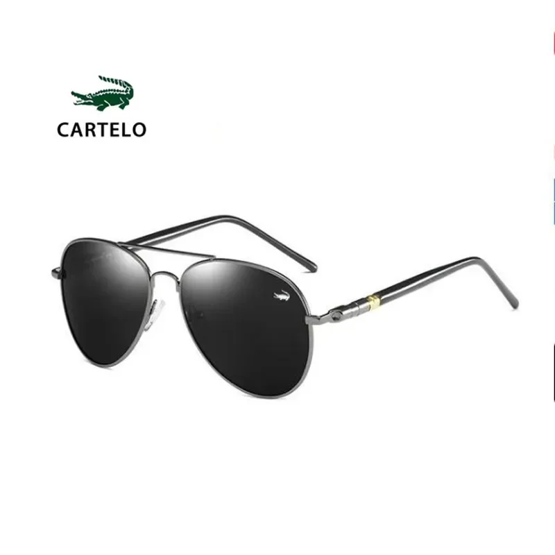 

Luxury Men's Polarized Sunglasses Driving Sun Glasses For Men Women Brand Designer Male Vintage Black Pilot Sunglasses UV400