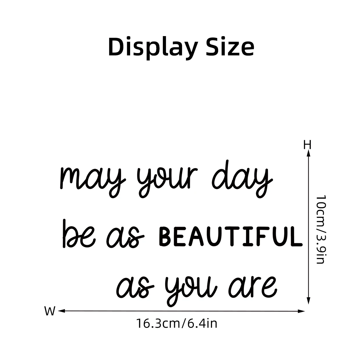1Pc Encourage Inspirational Quotes Mirror Stickers for Bathroom Wall Decals Bedroom Decoration Home Decor Kids Room