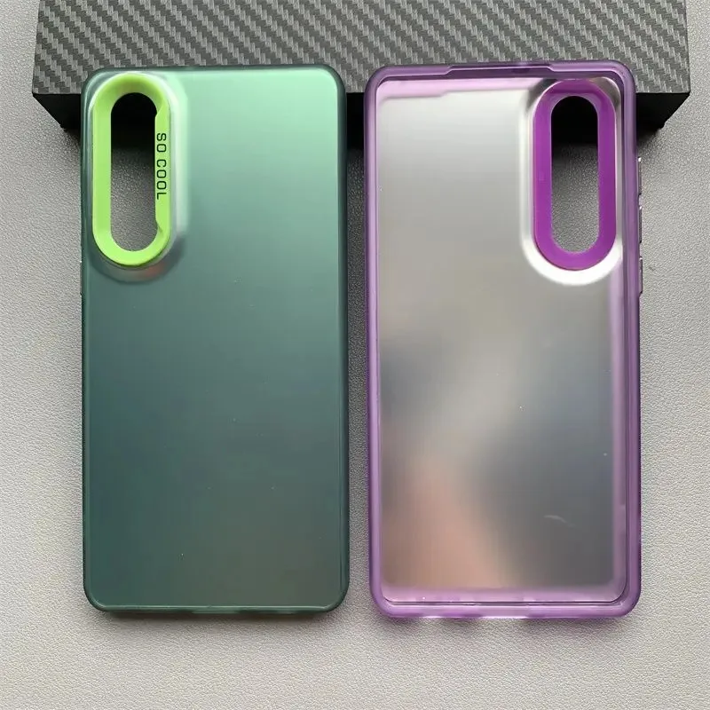Metallic Aurora Skin Matte Back Cover Mobile Phone Case