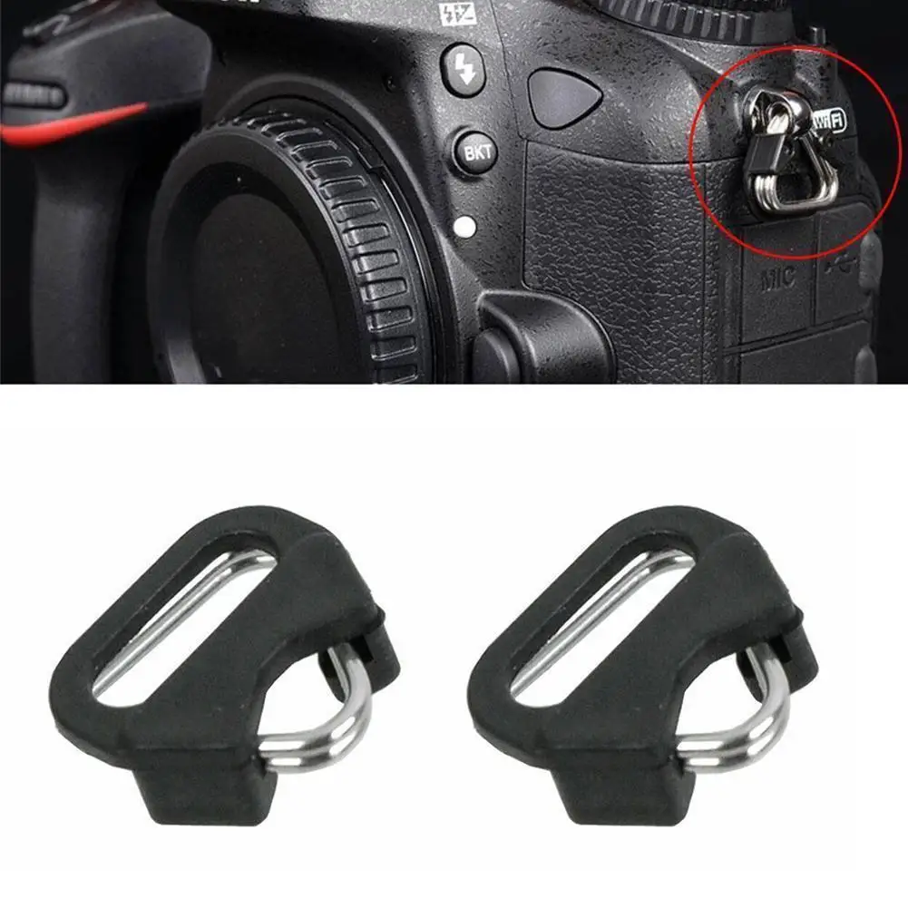 Camera Shoulder Strap Split Triangle Adapter with ABS Plastic Cap