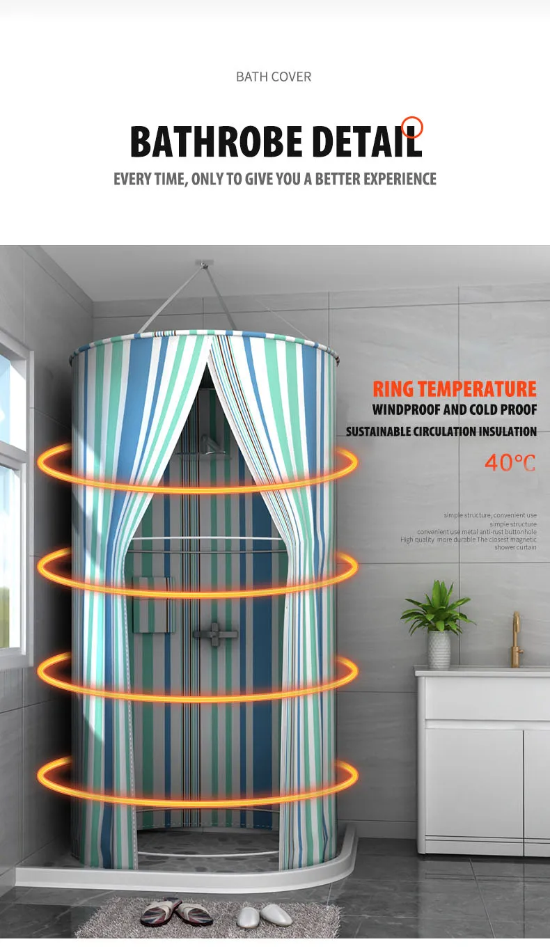 Cortina de ducha impermeable, cortinas divisorias, tela antimoho,  accesorios de baño para el hogar, personalizable, no en calidad gruesa -  AliExpress