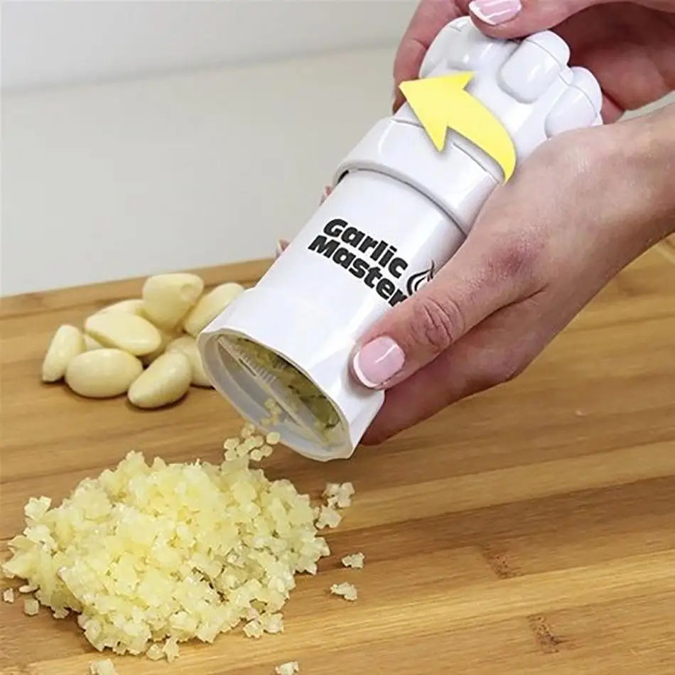 Multifunctional Garlic Master Garlic Ginger Cutter Candy Color Plastic Grinding Tool Kitchen Ginger Grater Grinder Drop Shipping