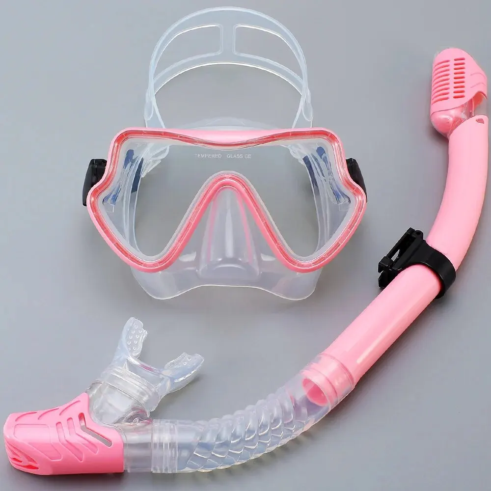 Panoramic View Tempered Glass Diving and Snorkeling Set